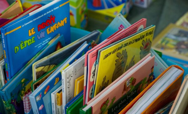 Wie viel Spielzeug braucht ein Kind? - Aussortierte Bücher können am Kinderflohmarkt veräußert werden - Ratgeber spiel-preis.de