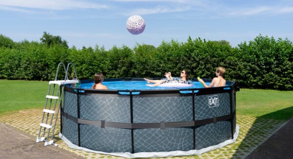 Sehr beliebt: EXIT Pools mit Steinmuster - spiel-preis.de Gartenpool Ideen