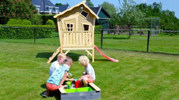 Kinderparadies im Garten schaffen mit EXIT Spielhäusern, Sandkästen und mehr - kaufen auf spiel-preis.de