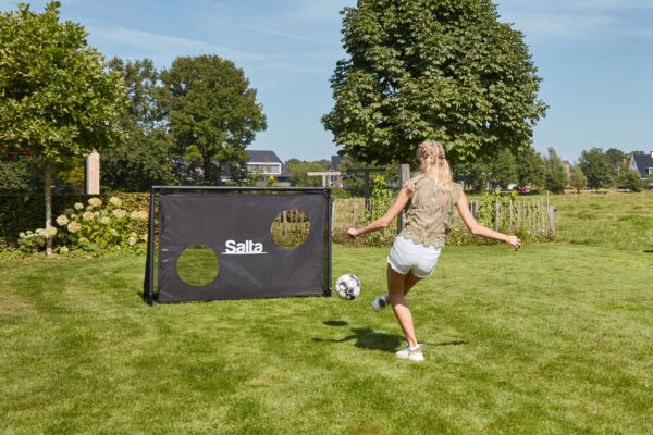 SALTA Legend 180 x 120 cm Fußballtor schwarz inkl. Torwand - Ratgeber Fußballtor im Garten - spiel-preis.de