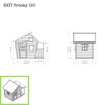 EXIT Crooky 150 Spielhaus