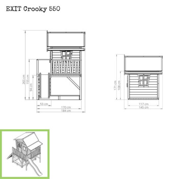 EXIT Crooky 550 Spielhaus