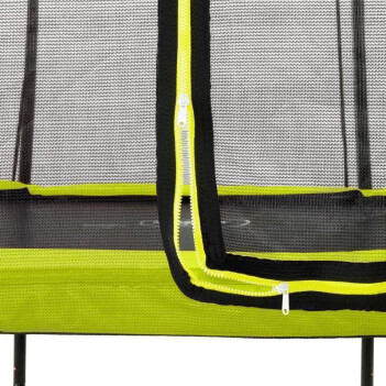 EXIT Trampolin Silhouette 305 x 214 cm grün + Netz