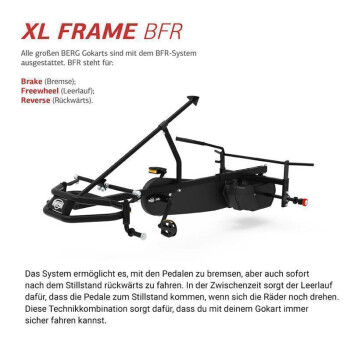BERG Gokart XL - X-Cross orange BFR + Soziussitz