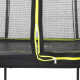 EXIT Trampolin Silhouette Rechteckig + Sicherheitsnetz 214 x 153 cm schwarz