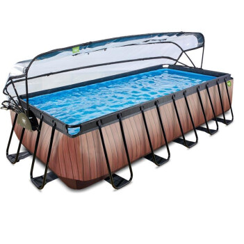 EXIT Swimming Pool rechteckig Premium 540 x 250 x 122 cm...