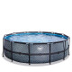EXIT Swimming Pool Premium Ø 450 x 122 cm grau
