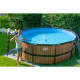 EXIT Swimming Pool Premium Ø 450 x 122 cm braun