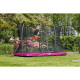SALTA Trampolin Comfort Edition Ground 214 x 153 cm pink + Netz