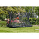 SALTA Trampolin Comfort Edition Ground 366 x 244 cm schwarz + Netz
