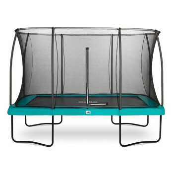 SALTA Trampolin Comfort Edition  366 x 244 cm grün + Netz