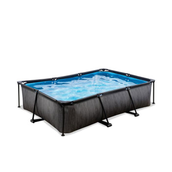EXIT Swimming Pool rechteckig 300 x 200 x 65 cm anthrazit