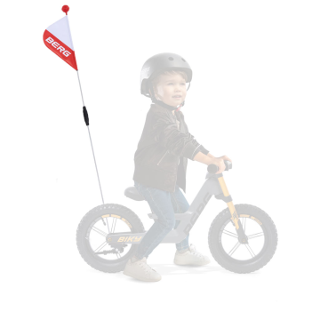 BERG Biky Sicherheitsfahne Flagge - Laufrad ZUBEHÖR