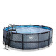 EXIT Swimming Pool Premium Ø 427 x 122 cm  grau