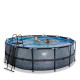EXIT Swimming Pool Premium Ø 427 x 122 cm  grau