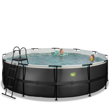 EXIT Swimming Pool Premium Ø 488 x 122 cm schwarz