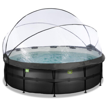 EXIT Swimming Pool Premium &Oslash; 450 x 122 cm schwarz...