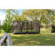 EXIT Trampolin Allure Classic Ground 366 x 214 cm schwarz + Netz