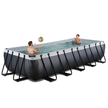 EXIT Swimming Pool rechteckig Premium 540 x 250 x 100 cm Schwarz