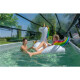 EXIT Swimming Pool rechteckig Premium 400 x 200 x 100 cm Schwarz inkl. Sonnendach + Wärmepumpe