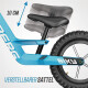 BERG Laufrad Biky Cross blau 12" + Handbremse + Seitenstütze + GRATIS Licht