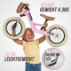 BERG Laufrad Biky Retro rosa 12" + Seitenstütze