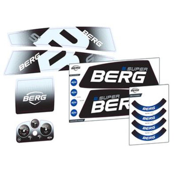 BERG Gokart XL/XXL Rahmen - Aufkleber-Set B.Super Blue...