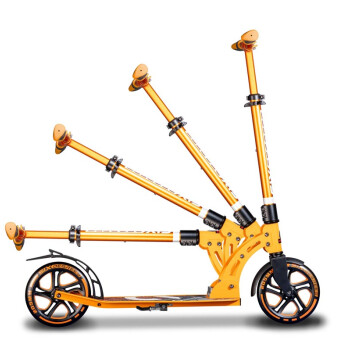 SIX DEGREES Scooter - Tretroller Aluminium 205 mm orange