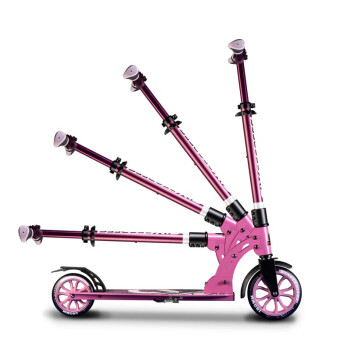 SIX DEGREES Scooter Junior - Tretroller Aluminium 180 / 145 mm pink