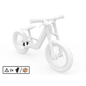 BERG Gokart Biky Handbrake - Set of Brake Pads ERSATZTEIL